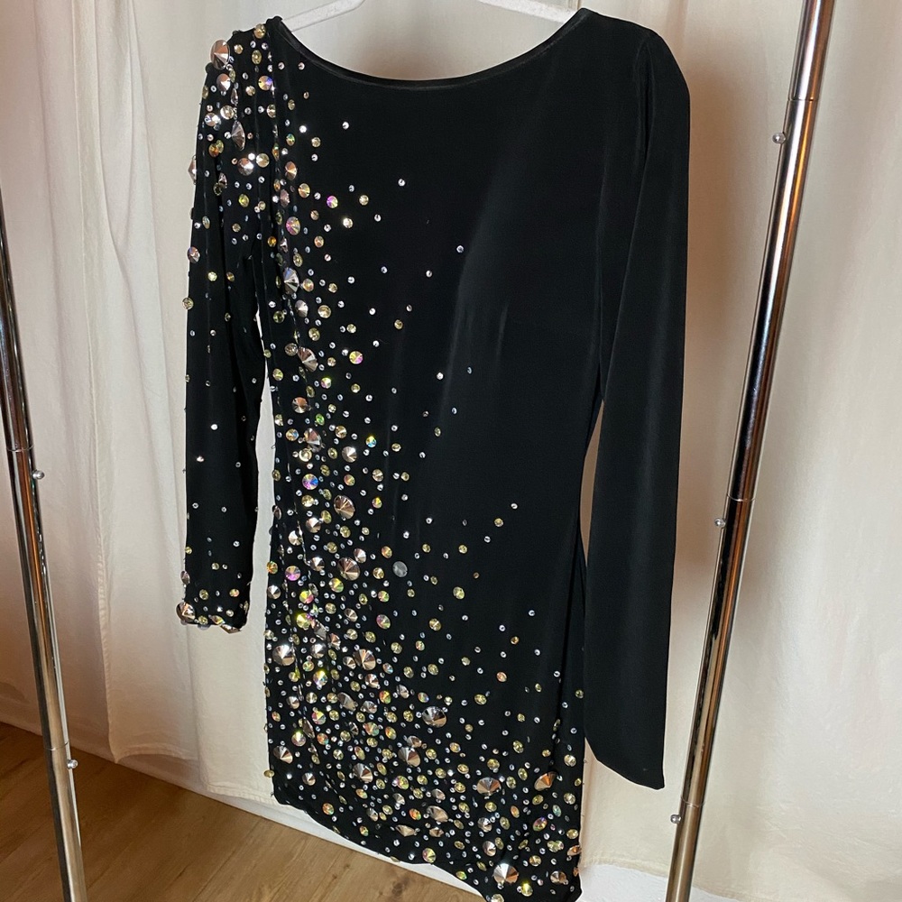 Mori Lee Sticks & Stones Black Dress